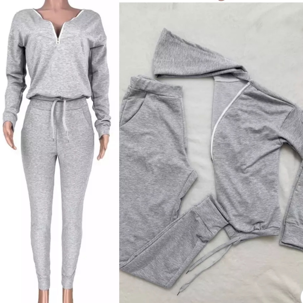 Heather pants set